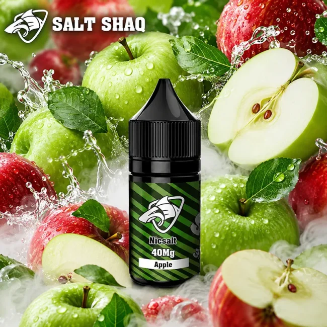 SALT SHAQ 鯊克雙蘋果菸油 Double Apple 30mL 40mg SALT SHAQ 鯊克雙蘋果菸油 Double Apple 30mL 40mg 尼古丁鹽主圖