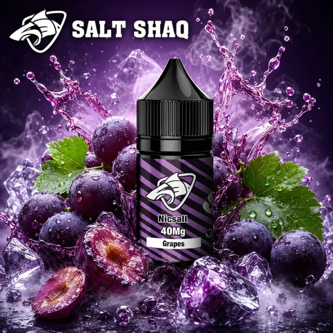 SALT SHAQ 鯊克葡萄菸油 Grapes 30mL 40mg SALT SHAQ 鯊克葡萄菸油 Grapes 30mL 40mg 尼古丁鹽主圖