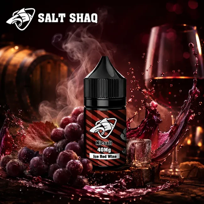 SALT SHAQ 鯊克冰紅酒菸油 Ice Red Wine 30mL 40mg 尼古丁鹽主圖