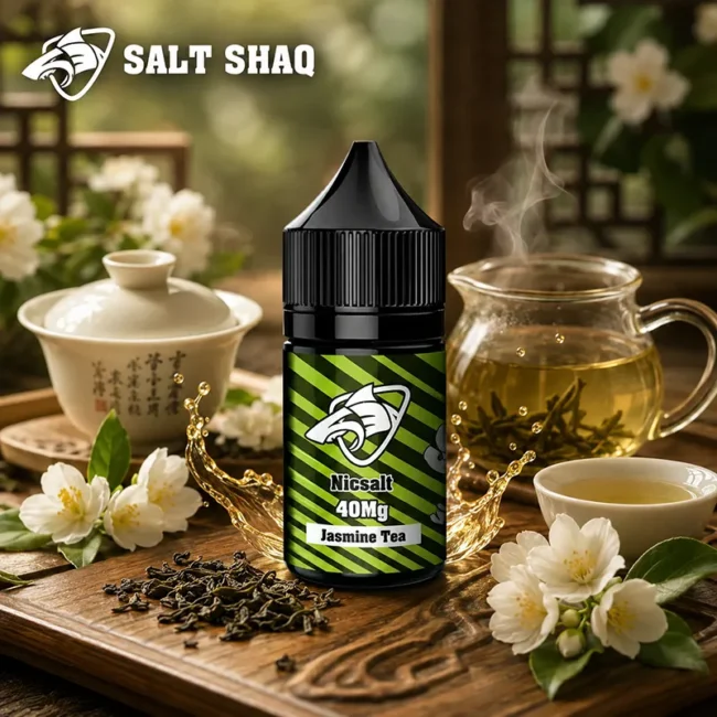 SALT SHAQ 鯊克茉莉花茶菸油 Jasmine Tea 30mL 40mg SALT SHAQ 鯊克茉莉花茶菸油 Jasmine Tea 30mL 40mg 尼古丁鹽主圖