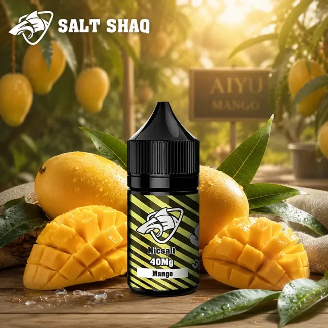 SALT SHAQ 鯊克芒果菸油 Mango 30mL 40mg SALT SHAQ 鯊克芒果菸油 Mango 30mL 40mg 尼古丁鹽主圖