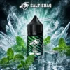SALT SHAQ 鯊克薄荷煙油 Mint 30mL 40mg 尼古丁鹽 SALT SHAQ 鯊克薄荷煙油 Mint 30mL 40mg 尼古丁鹽,瓶身搭配薄荷葉、冰塊與冰晶背景,呈現薄荷涼感風味方向