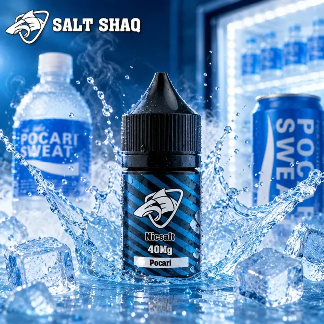 SALT SHAQ 鯊克寶礦力菸油 Pocari 30mL 40mg SALT SHAQ 鯊克寶礦力菸油 Pocari 30mL 40mg 尼古丁鹽主圖