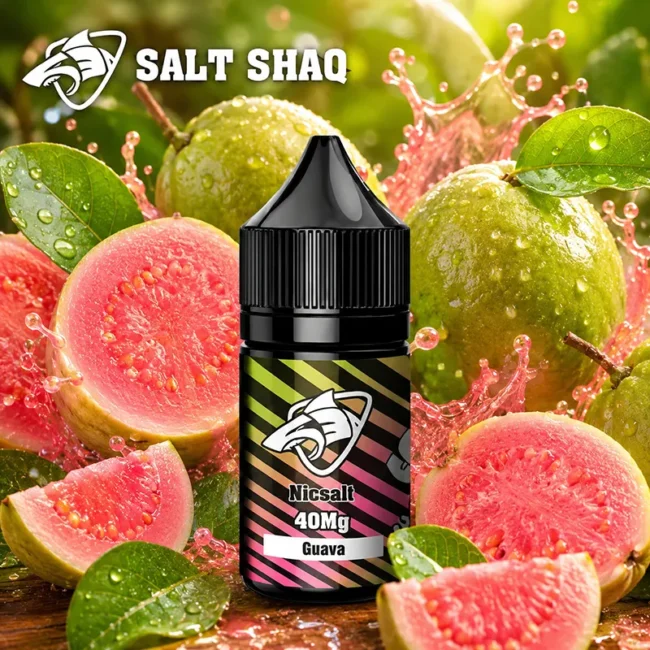 SALT SHAQ 鯊克紅心芭樂菸油 Red Guava 30mL 40mg SALT SHAQ 鯊克紅心芭樂菸油 Red Guava 30mL 40mg 尼古丁鹽主圖