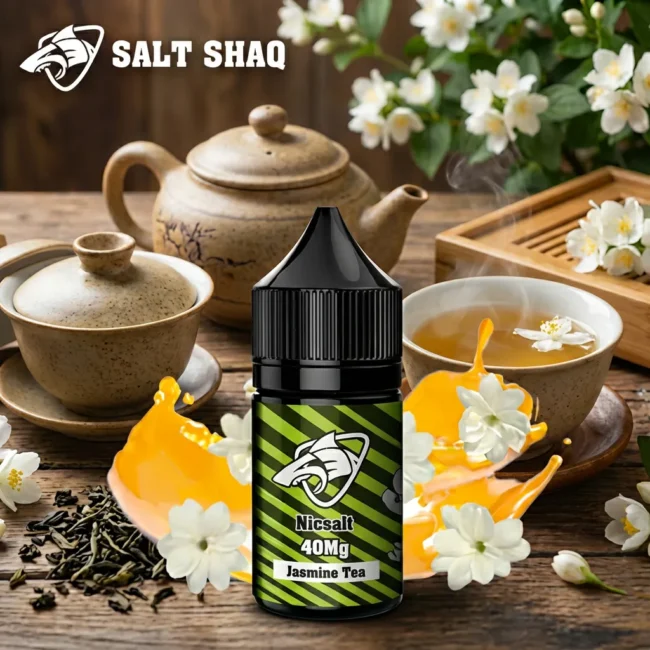 Salt Shaq 鯊克煙油 - 茉莉花茶口味 Salt Shaq 鯊克煙油 茉莉花茶 (Jasmine Tea) - 30ml 清香茶味 台灣現貨