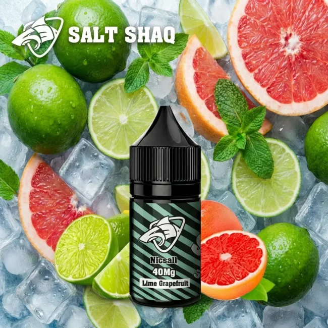 Salt Shaq 鯊克煙油 - 青檸西柚口味 Salt Shaq 鯊克煙油 青檸西柚 (Lime Grapefruit) - 30ml 滿額免運 柑橘系列