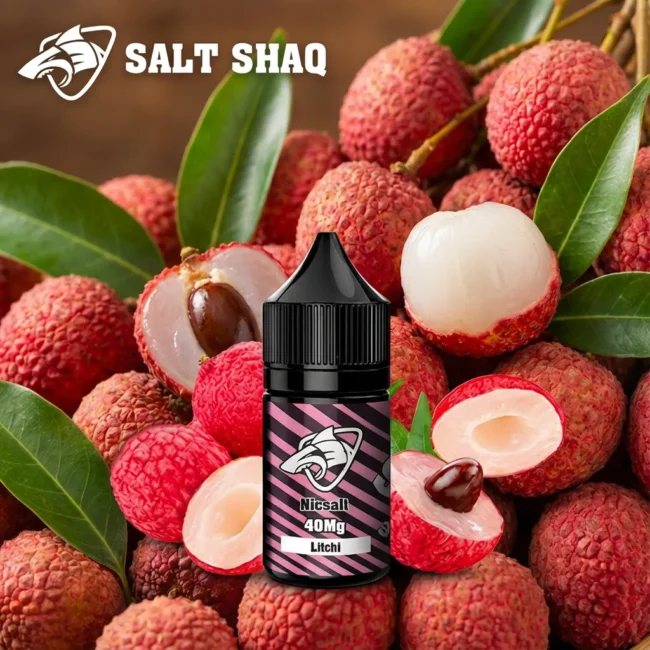 Salt Shaq 鯊克煙油 - 荔枝口味 Salt Shaq 鯊克煙油 冰鎮荔枝 (Lychee) - 30ml 妃子笑 果香濃郁