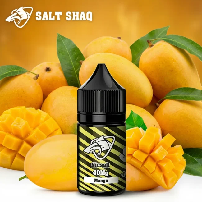 Salt Shaq 鯊克煙油 - 芒果口味 Salt Shaq 鯊克煙油 愛文芒果 (Mango) - 30ml 台灣熱銷 濃郁熟果