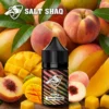 Salt Shaq 鯊克煙油 - 芒芒冰桃口味 Salt Shaq 鯊克煙油 芒芒冰桃 (芒果水蜜桃) - 30ml 丁鹽 人氣口味