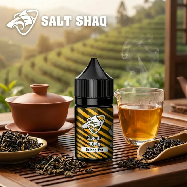 Salt Shaq 鯊克煙油 - 烏龍茶口味 Salt Shaq 鯊克煙油 炭焙烏龍茶 (Oolong Tea) - 30ml 茶香濃郁 台灣熱銷