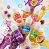 可爾必思 Calpis Show - 30mg 酸甜丁鹽菸油 (買五送一) 可爾必思 Calpis Show 30ml 尼古丁鹽煙油主圖,展示原味、百香果與葡萄 30mg 系列。畫面包含經典可爾必思乳酸飲料、飛濺的柔滑奶香煙霧與新鮮水果視覺,強調極致還原的酸甜乳酸菌風味與初戀滋味。適合小煙專用,新手友好且擊喉感滑順適中